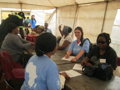 Volunteers of US-based organisation OneSight assisted locals suffering from poor eyesights at mobile clinics set up across the region