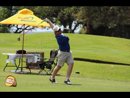 Despite only having one arm, Nico Schmulian drove the ball miles off the tee, showing fine style in the process PHOTOS: DAVE SAVIDES
