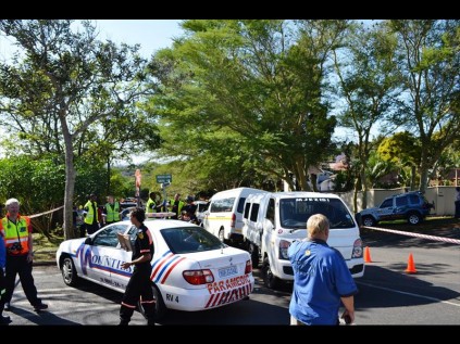 One pupil died and two others were injured  and rushed to hospital after the vehicle in which they were being transported to school collided with a taxi whose driver ignored a stop sign
