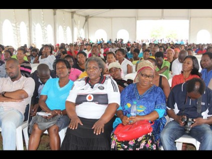 Hoping for a solution to their transport problems, uMhlathuze Village residents attended the Transport MEC's feedback meeting in numbers