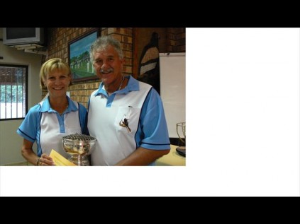 The champions - Jane Douglass and Lukas Groenewald