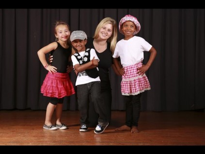 The power pack - Kara Manson, Bivash Ramshuran, Sunette Brink (teacher) and Lesedi Lethale