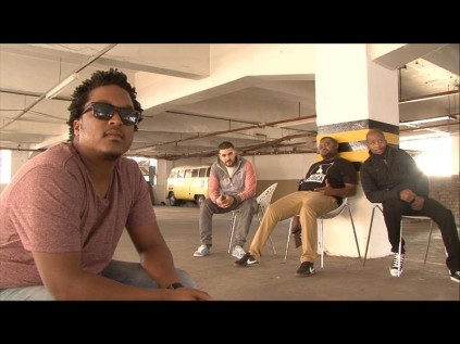 Ntuthuko Mtshali with award-winning crew MiCasa