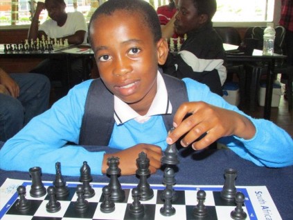 Will Dlamini (14) picks his black horse as a favourite