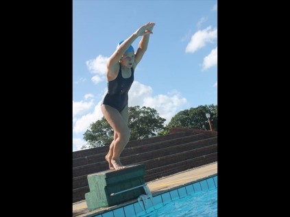 Shanté Veldsman of Arboretum Primary School was quick off the blocks at the Inter-Prep Challenge gala on Wednesday PHOTOS: Richard Springorum