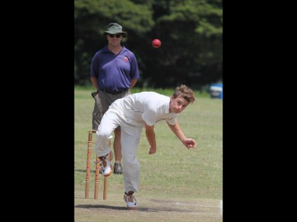 Felixton College captain Sheldon Getkate lead from the front in his team's win over Grantleigh College on Saturday PHOTOS: Richard Springorum
