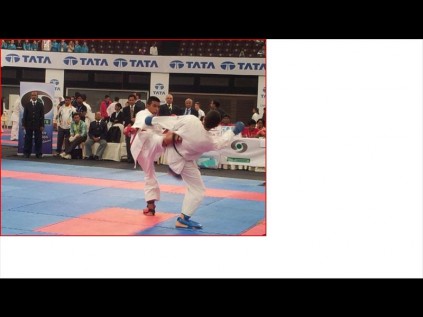 Jason-Lee Naidoo (red gear) in action