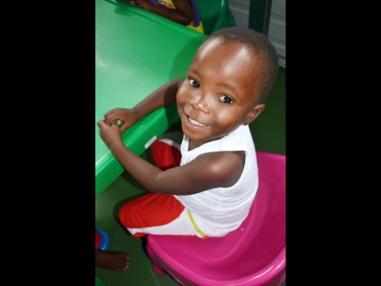 All smiles for the new crèche