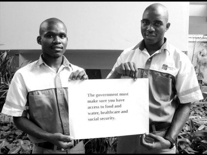 You have the right to be taken care of, says Ntokozo Sibiya and Sthembiso Msweli of Bhubesi Emergency Medical Service