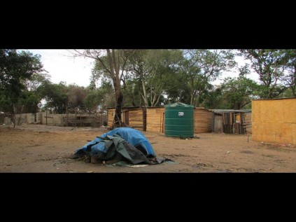 Permanent homes neat in a row on the 1.6-hectare Mpunza Hill plot adjacent to Birdswood's Pelican Parade Road PHOTO: Mia Moorcroft