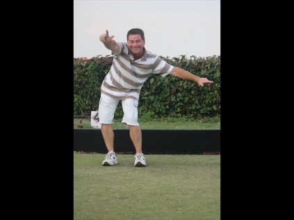 Neville Getkate combined cheerleading with his bowling game with hopes of making a great impression and attracting a fan club