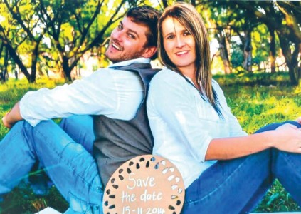 Third place: Wesley Coertzen and Avril Snyman