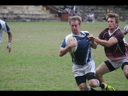 Flyhalf Corné Els crashes over for a try