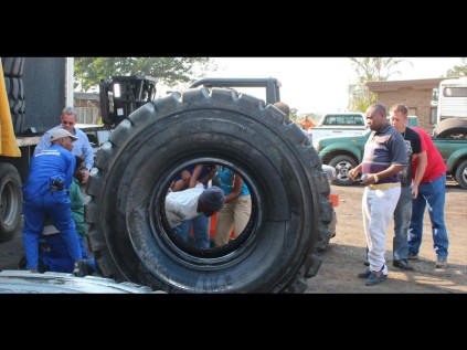 The sting Three suspects are arrested in Alton on Tuesday as specialised police units and Bell Equipment security officials take action in an undercover operation to break a tyre theft syndicate 