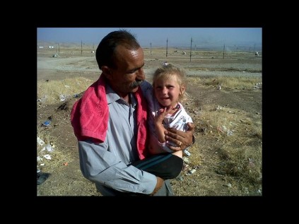 A Kurdish man and his daughter tell Zululand relief workers of their dramatic escape from the ISIS terrorist group in Sinjar 
