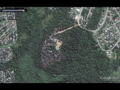 A photo recently taken shows the much larger development in the forest between Birdswood and Arboretum