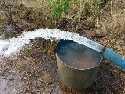 Two of the five recently commissioned boreholes along the Mfolozi River are online and reportedly yielding 2.5-million litres of good quality water everyday
