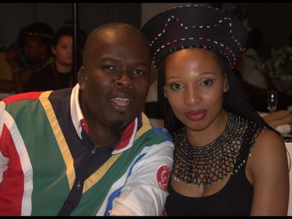 uThungulu Deputy Mayor Thulani Mashaba and Muvhango actress Phindile Gwala