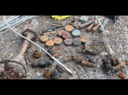 Part of the haul recovered on Thursday