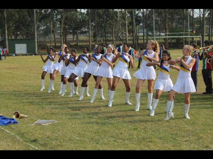 Practice makes perfect! EHS drum line team before they jetted off to Pretoria for the competitionPHOTO: Julie da Silva