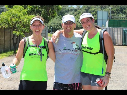 Shelly Geel and Cher Lawrence celebrate their success with MC, Keith Eaton