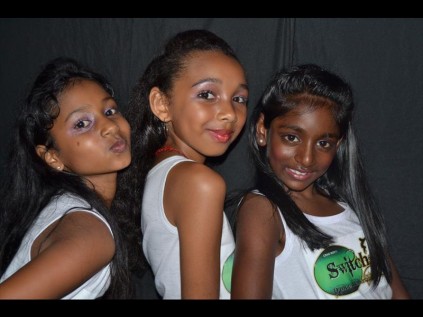 Kadija Chetty, Kyleen Moodley and Nikisha Naicker strike a pose after an epic show