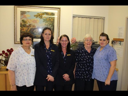 The team at Dr CI Stoyanov Radiological Services Inc – Jackie Williams, Minette Dean, Carol Borcher, Ann Staniland and Lelani Smith