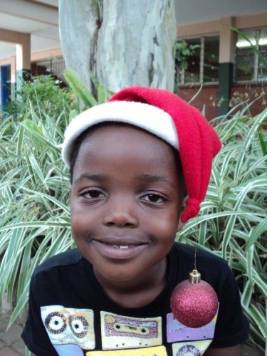 Thembani Phungula (7) says ‘At the top of my list of what I want for Christmas is a happy family and I also want my dad to find his car keys.’