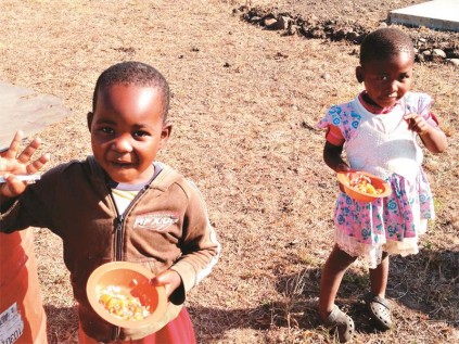 The IOP Feeding scheme provides hot lunches to 130 children every day, and distributes 240 monthly food parcels to the most desperate families. The organisation receives no government support and is wholly reliant of the kindness of sponsors to cover their R240 000 per month running costs