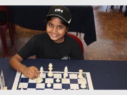 Tiara Peters enjoys the lighter side of the day's event