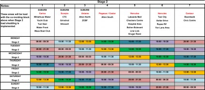 Load Shedding Schedule Feb 2015 page1