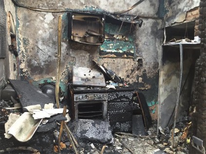 The family lost everything that was inside their home