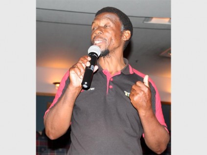 Shembe leader Andreas Mthiyane explains his church's decisions at a meeting hosted by the CRL Commission on Tuesday   PHOTO: THANDO NDLOVU