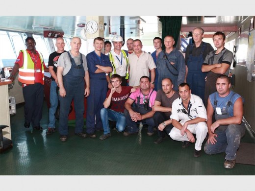 The crew of the cargo vessel MV Iskandar were pleased to receive part of their salaries on Thursday and are looking forward to being back home, hopefully by the end of April