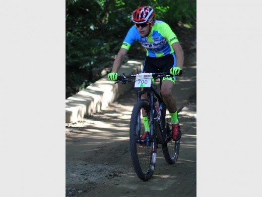 Second overall and first junior home in the 50km, Joshua Nelson PHOTOS: LARRY BENTLEY