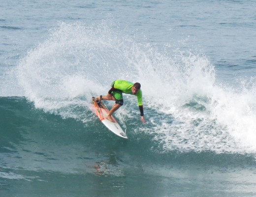 Mike Frew won his division, picking up the biggest waves in his final PHOTO: Michael McCarthy