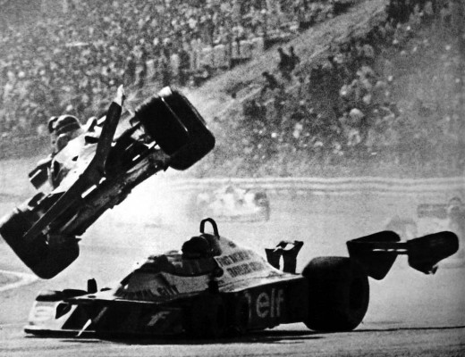 Airborne - a snapshot of the crash. Pic - silodrome.com