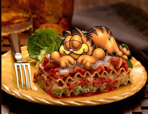 Guess what Garfield's favourite food is?