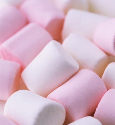 Marshmallows, close up