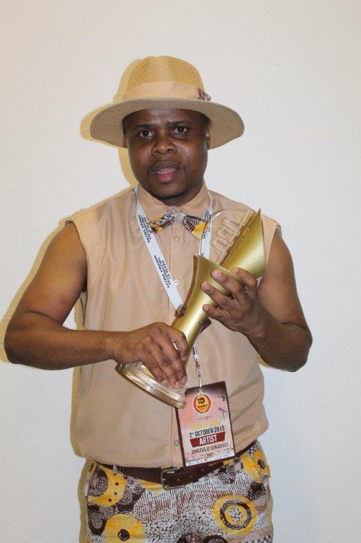 Comedian Tsoro Mthushini scooped the Best Indigenous Comedian Award
