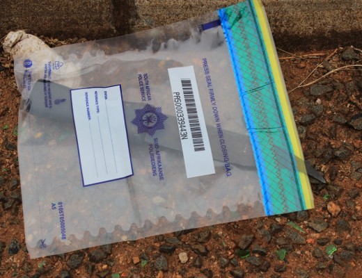 The knife that was used to rob the school children 