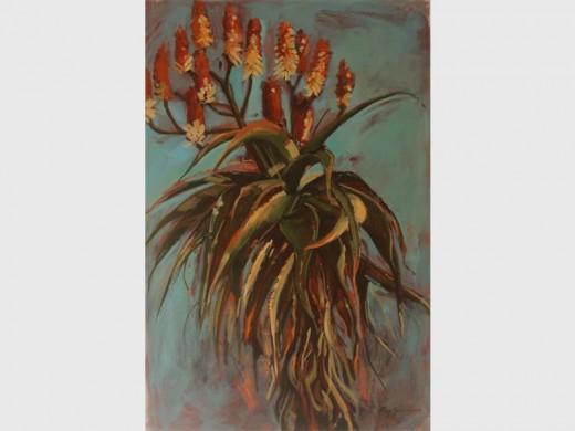 Drawn with self-produced charcoal, Grant-Currie's works eloquently depict her love of nature