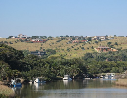 River view - some of the homes inside the Zini River Estate in Mtunzini. Photo - Kyle Cowan