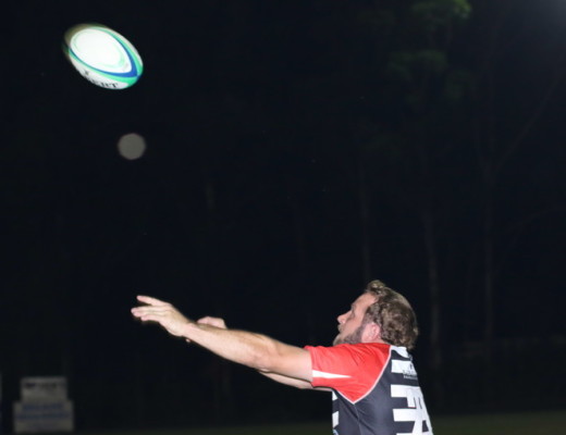 Catch it if you can - Karli Schulze throws the ball into a line-out for Mtubatuba