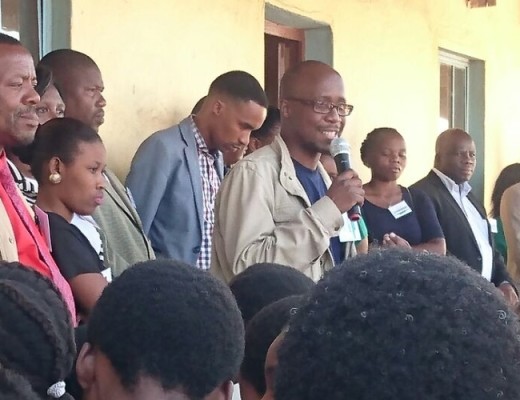 A host of professionals were on hand to provide pupils with information about careers