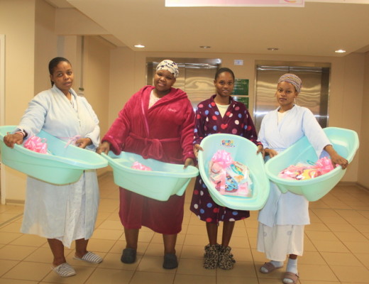 Breast milk donors Sihle Majola, Hleziphi Mbeje, Nonkwanda Nkosi and Pretty Mnikathi help make a difference