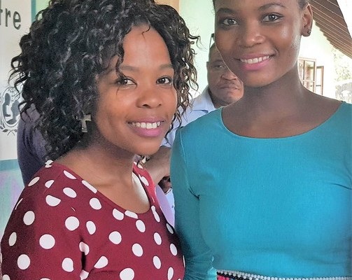 Amangwe's social worker and project officer Sthobile Mahlase and departmental administrator Nontobeko Biyela keep the wheels oiled
