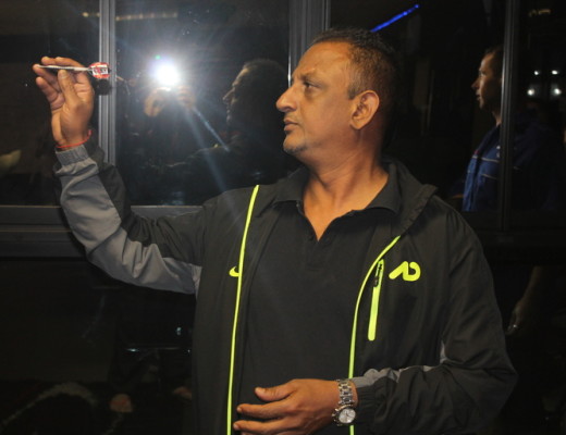 Umoya's Ricky Bhudu in action