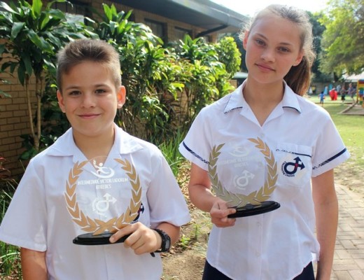 Mackenzie Gouws was named Senior Victor Ludroum with Sintiche Barnard Senior Victrix Ludorum in the primary school phase
