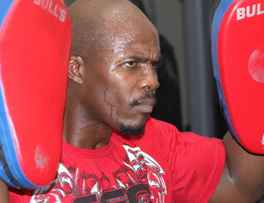 Sipho Gama during a training session PHOTOS: Larry Bentley